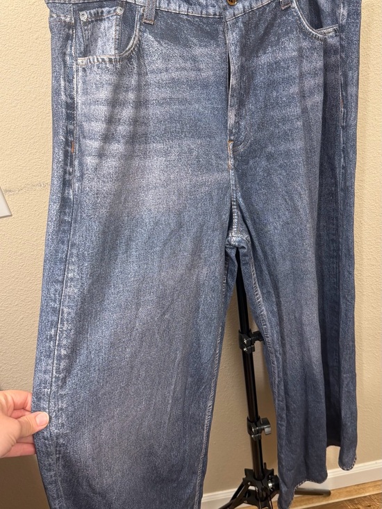 Anotherchill Denim - Anotherchill High-Rise Wide Leg Pants | Y2K Streetwear Preppy Hip Vintage | XL